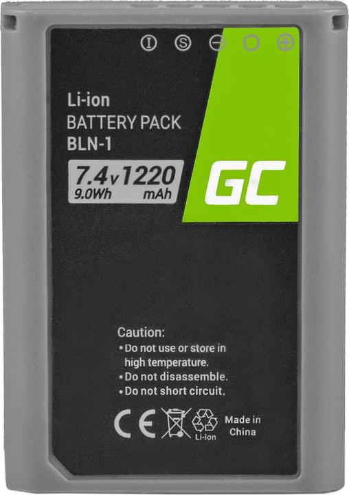 Produktbild GreenCell Camera Battery Olympus PEN-F OM-D EM1 EM5 - 7.4V - 1020mAh (Kamera Akku)