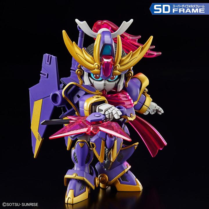 Actual product image Bandai GUNDAM - SD Gundam Cross Silhouette F-Kunoichi Kai - Model Kit