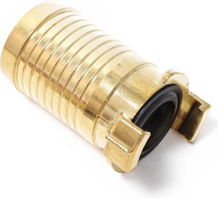 Produktbild Wiltec Messing Schlauchtülle DN38 (1 1/2") Schlauch Verbinder Schnellkupplung (Schlauchverbinder, 38 mm)