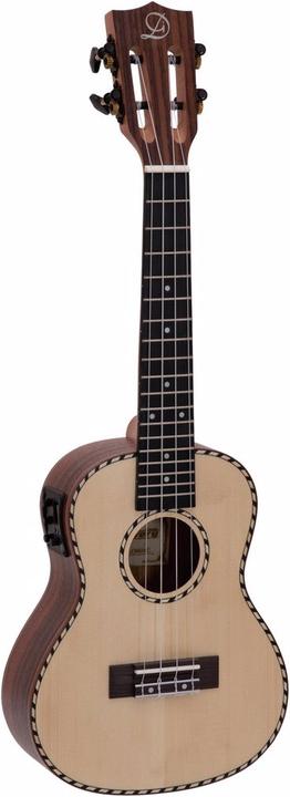 Dimavery UK-800 Ukulele da concerto, abete rosso massiccio (Concertistico, Adulti)