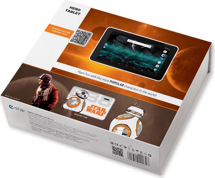 Produktbild Estar Tablet HERO BB8 7 16 GB (7", 16 GB, Weiss, Orange, Schwarz)