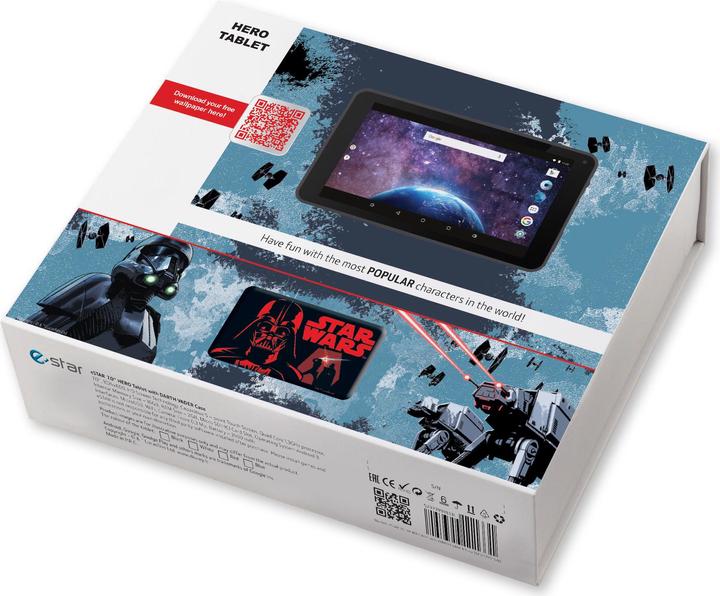 Produktbild Estar Tablet HERO Star Wars 7 16 GB (7", 16 GB, Schwarz, Rot)