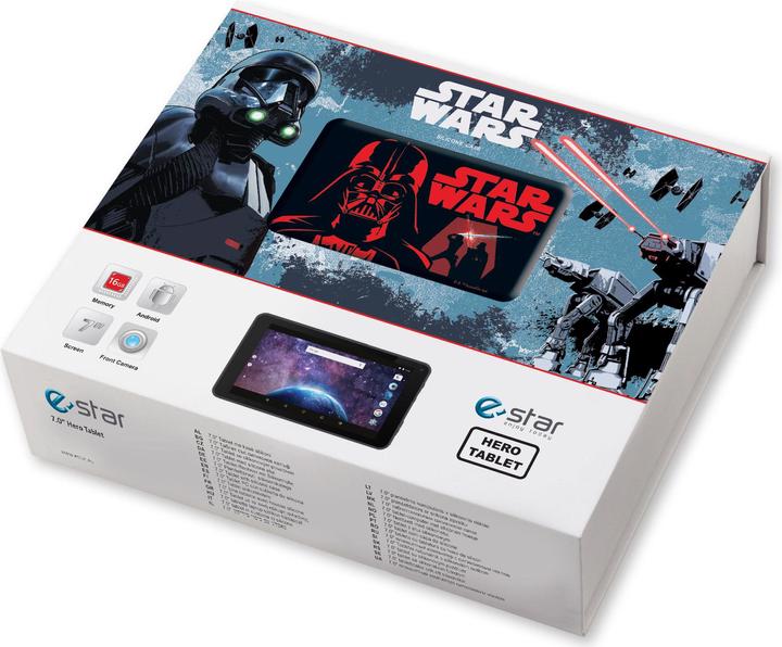 Produktbild Estar Tablet HERO Star Wars 7 16 GB (7", 16 GB, Schwarz, Rot)