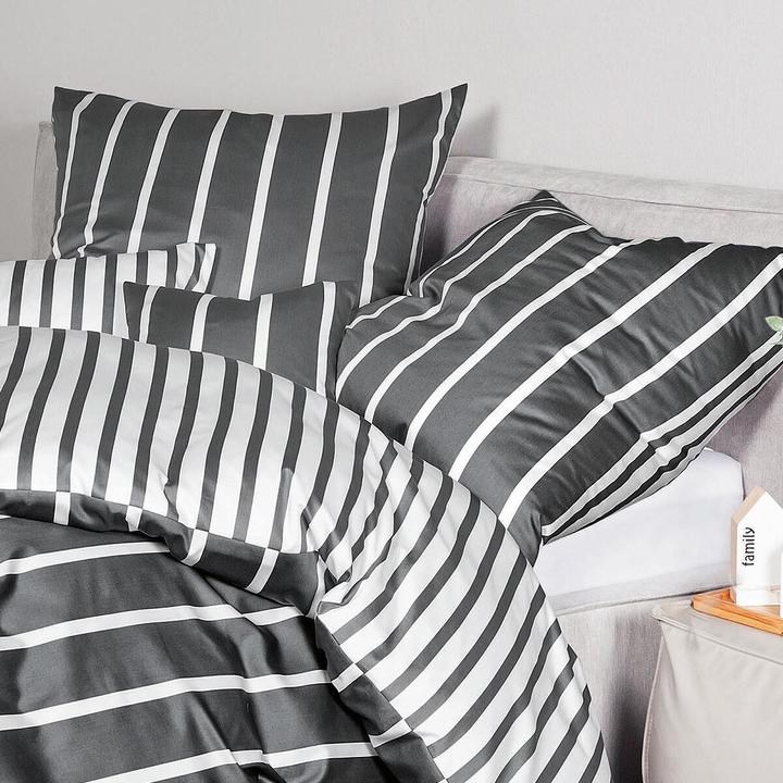 Produktbild Janine Mako-Satin Bettwäsche modern classic (Duvetbezug, 135x200 cm)