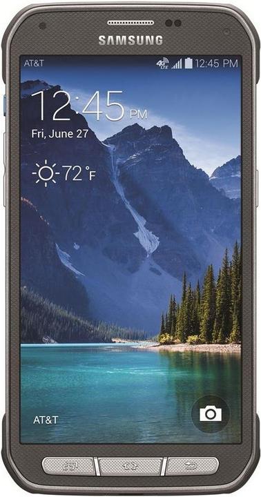 Samsung Galaxy S5 active (16 GB, Titan Silber, 5.10", Single SIM, 16 Mpx, 4G)
