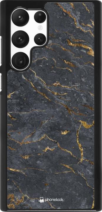 Actual product image PhoneLook Grey Gold Marble cover (Samsung Galaxy S22 Ultra)