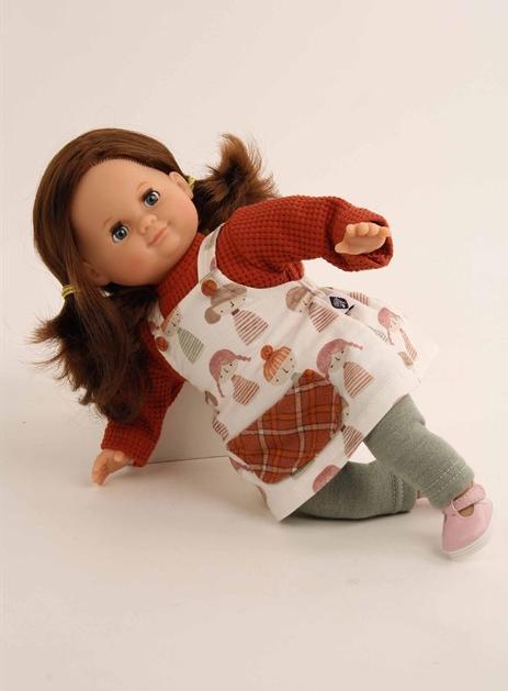 Produktbild Schildkröt Puppe Schlummerle 32 cm braune Haare, blaue Schlafaugen, Kleidung Püppi