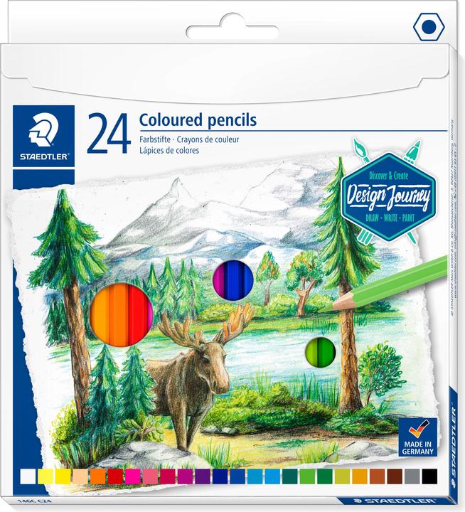 Actual product image Staedtler Coloured pencil (24 colours, 24 x)
