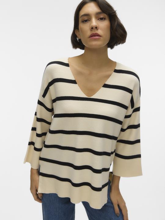 Immagine prodotto Vero Moda Scollo a V Maglia a spalla scesa Maglia a maglia (XS)