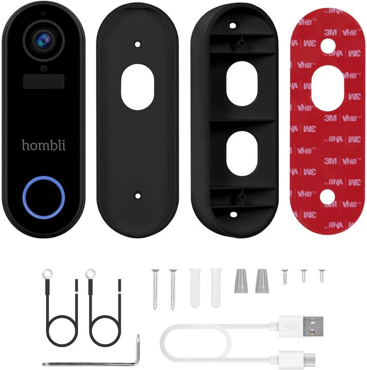 Actual product image Hombli Smart Doorbell 2 + Chime 2 (Wi-Fi)