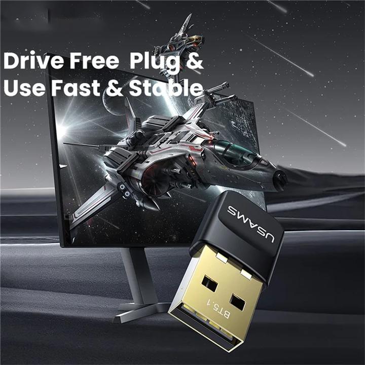 Produktbild Usams Adapter USB Bluetooth ZB321 5.1 czarny