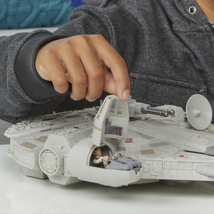 Actual product image Hasbro Star Wars Mission Fleet Han Solo Millennium Falcon