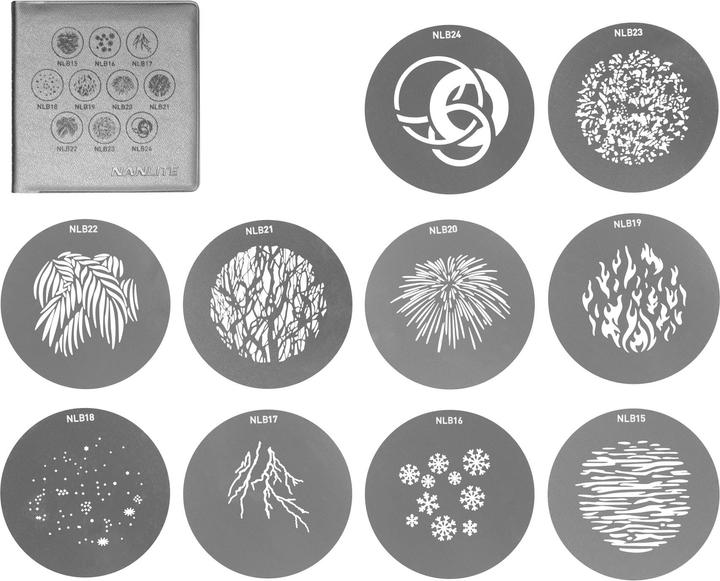 Immagine prodotto Nanlite Set di gobo 2 per attacco a proiezione con attacco Bowens (Diffusore)