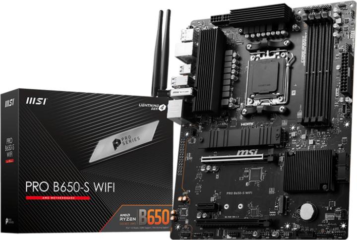 Image du produit MSI PRO B650-S WIFI (AM5, AMD B650, ATX)