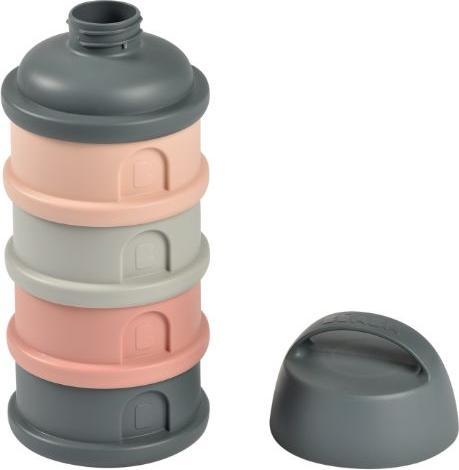 Immagine prodotto Beaba Lattina di latte in polvere 4 pezzi grigio/rosa