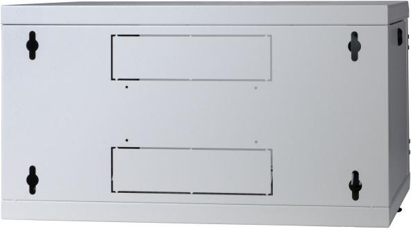 Produktbild EFB Elektronik 19" Wandgehäuse 12HE, fest, 1-teilig, RAL7035, Tiefe 600 mm (12 HE, 19 Zoll Rack)