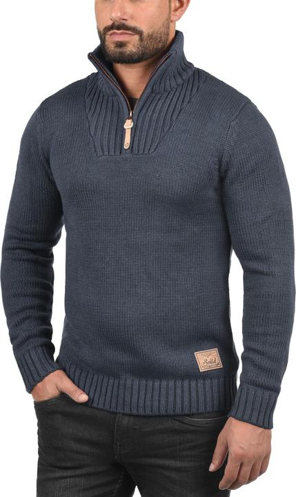 Immagine prodotto Solid Petro Maglione In Maglia Grossa Pullover Maglieria Da Donna Con Collo AltoStampa (L)