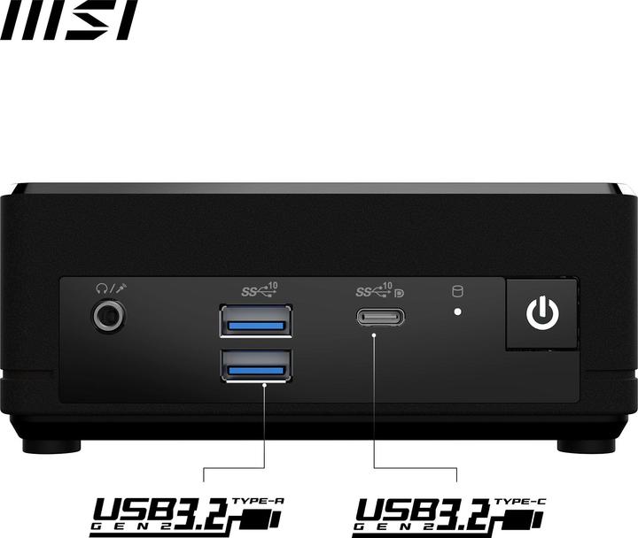 Actual product image MSI Cubi N ADL-006DE (Intel N200, 4 GB, 128 GB, Intel UHD Graphics)