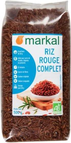 Image du produit Markal riz complet rouge parfumé bio (500 g)