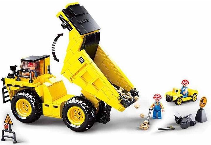 Actual product image Sluban Dump Truck Clamp Building Blocks M38-B0806