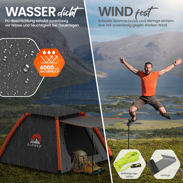 Actual product image Eloneo Inflatable tent (Inflatable tent, 6.50 kg, 4 persons)