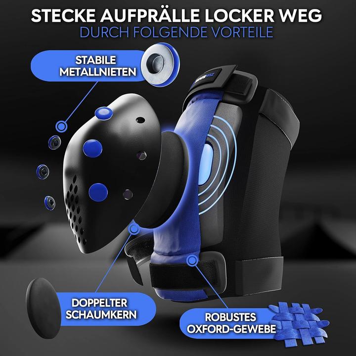 Produktbild Skatewiz Skate Protektoren (M, L, Handgelenkschoner, Knieschoner, Ellbogenschoner, 6 Stück)