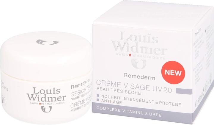 Actual product image Louis Widmer Remederm face cream UV perfumed (50 ml, Day cream, SPF 30)