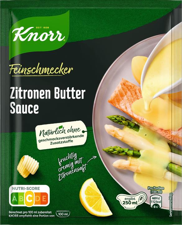 Knorr Sauce au beurre au citron Feinschmecker 1/4l (52 g)