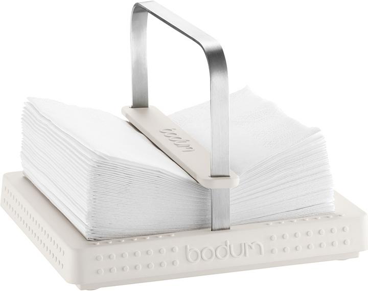 Bodum BISTRO napkin holder, 20 x 20 cm white (1 x, 20 x 20 cm)