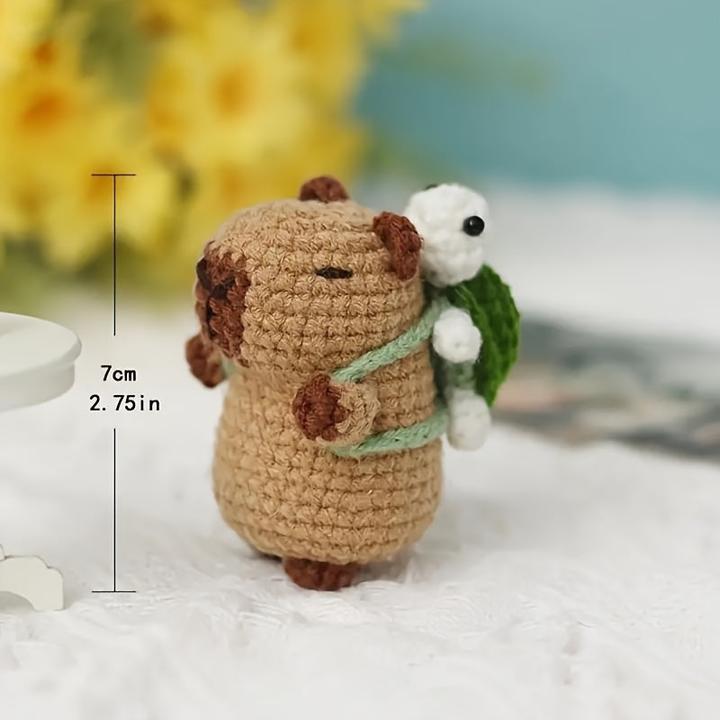 Actual product image Activity Board Capybara crochet set for beginners