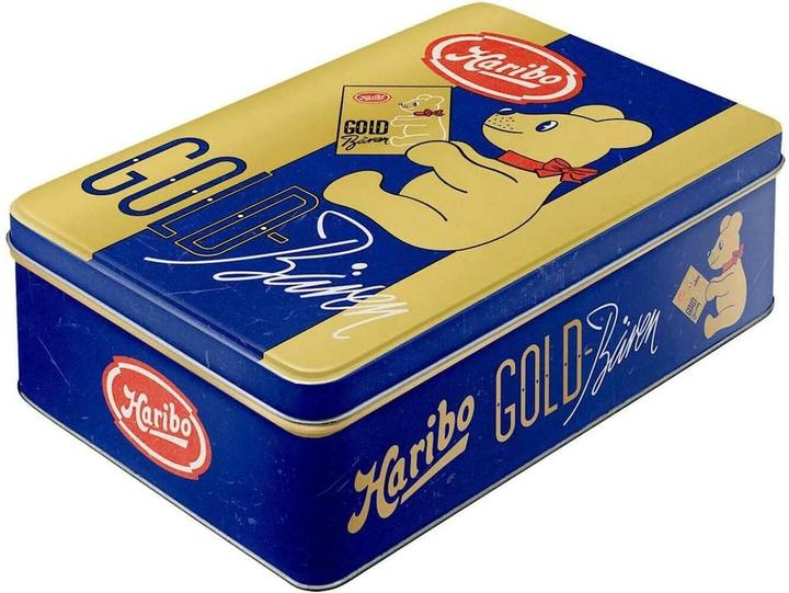 Produktbild Nostalgic-Art Merchandising Vorratsdose Flach. HARIBO / Goldbren Vintage Gold (2.50 l)