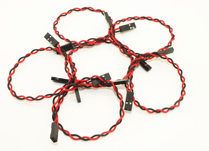 Actual product image OEM Connecting cable F/F 2Pin 30cm 24AWG