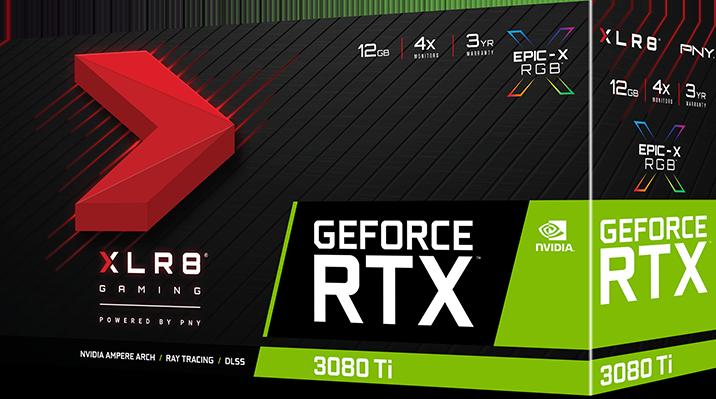 Produktbild PNY VCG3080T12TFXMPB Grafikkarte NVIDIA GeForce RTX 3080 Ti GDDR6X (12 GB)