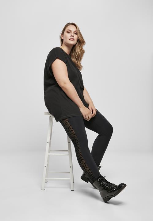 Image du produit Urban Classics Ladies Flock Lace Stripe Leggings (5XL)
