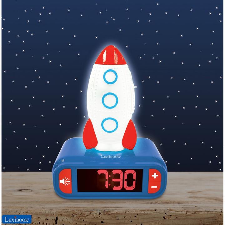 Actual product image Lexibook Rocket alarm clock
