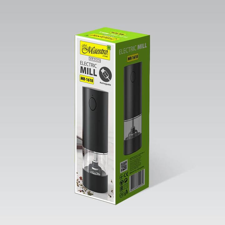Produktbild Maestro Młynek elektryczny do przypraw USB MR-1618 (Pfeffer, Salz)