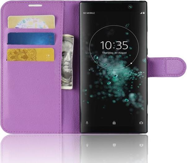 Produktbild MU Classic Litchi Leder Bookcover Series (Xperia XA2 Plus)