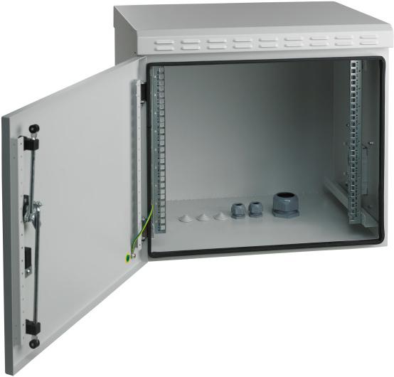 Produktbild EFB Elektronik 691709IP55.2 Wandmontiertes Regal 9U 100kg Grau Rack (9 HE, 19 Zoll Rack)