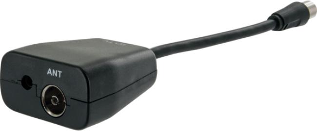 Actual product image Schwaiger DTA4000 011 - Outdoor - White - 8.5 m - 36 dB - Dual Polarization - DVB-T,DVB-T2 (Flat antenna, 36 dB, DVB-T / -T2)