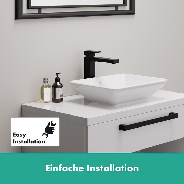 Produktbild hansgrohe Vernis Blend Duschset 100 Vario wassersparend mit Duschstange Crometta 65 cm (2 Strahlarten, 9.70 l/min)