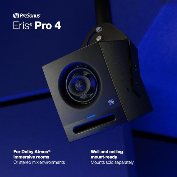 Produktbild PreSonus Studio-Monitor Eris Pro 4 1 Paar mit Boxenfüsse Rot (Aktiv, Paar, 1x 80 W)