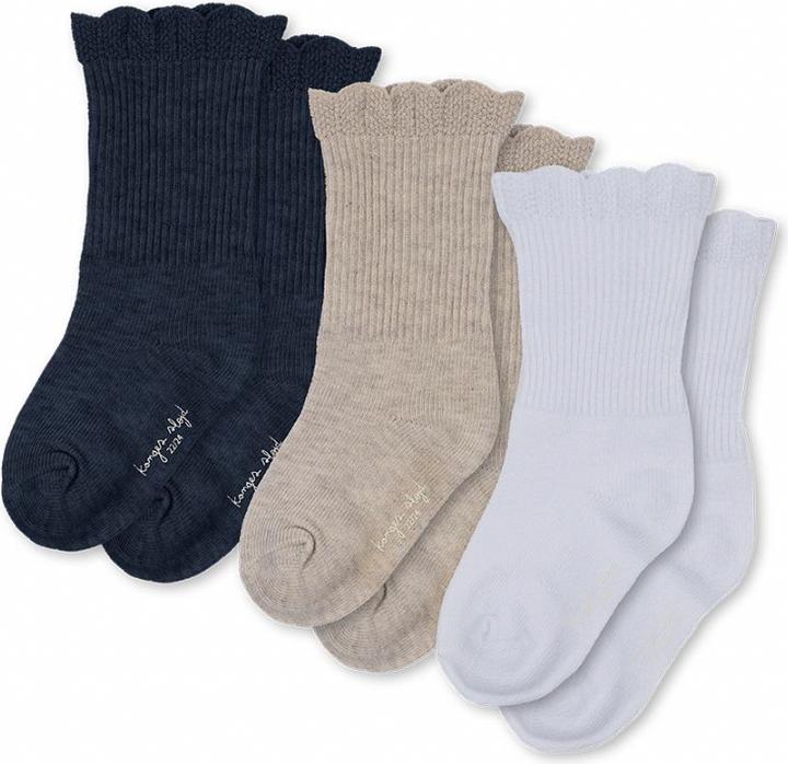 Konges Slojd 3Pack RüschenSocken White (3er Pack, 25 - 28)