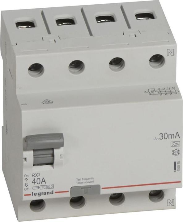 Image du produit Legrand LEG 402075 RX3 FI 40A 4pôle 30MA 0,03mA