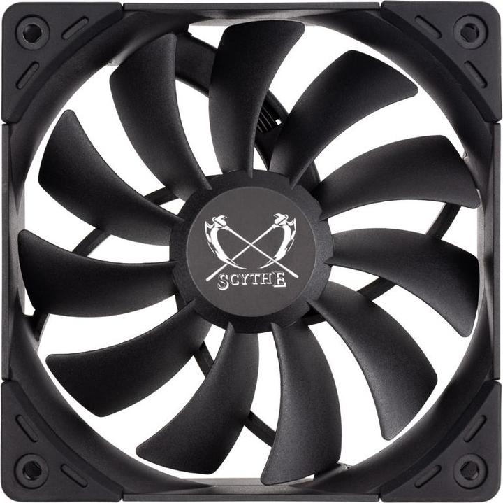 Produktbild Scythe Kaze Flex 120 Black PWM Lüfter, 300-1500U/min (120 mm, 1 x)