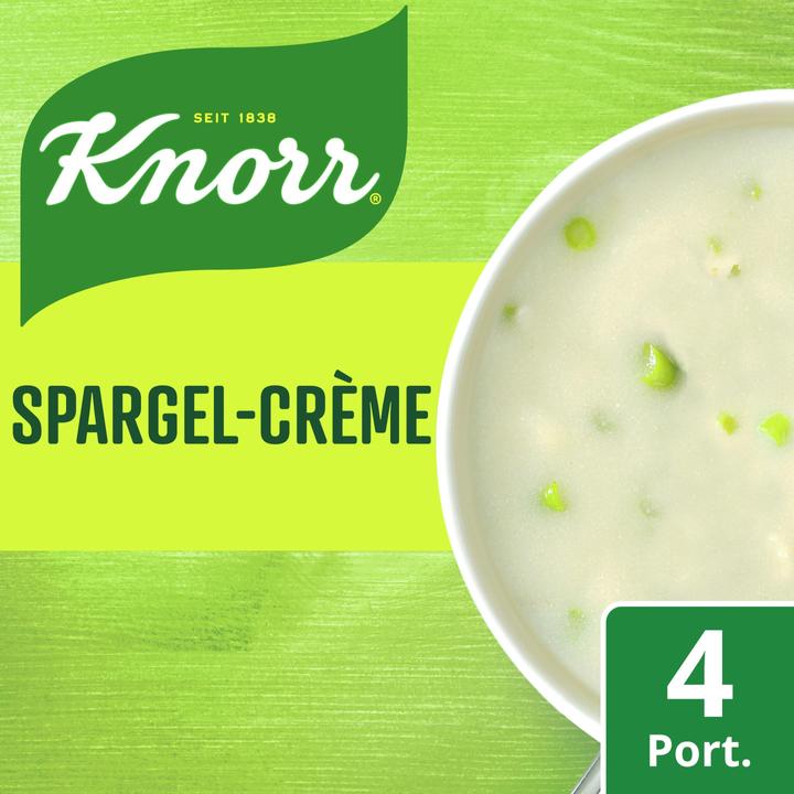 Image du produit Knorr Sachet de soupe à la crème d'asperges, soupe d'asperges avec morceaux d'asperges blanches & vertes