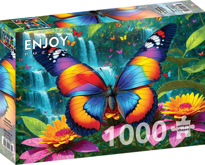 Actual product image Enjoy Puzzle Puzzle 1000 pieces - Butterfly in the Forest (1000 pieces)