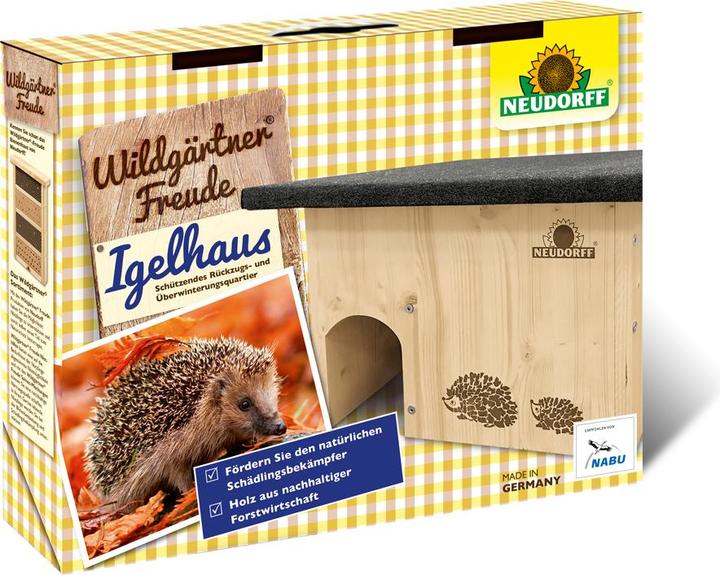 Actual product image Neudorff Hedgehog House