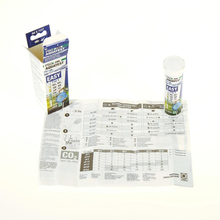 Immagine prodotto JBL Aquaristik und Terraristik EasyTest 7 in 1 (Cura dell'acqua dell'acquario)
