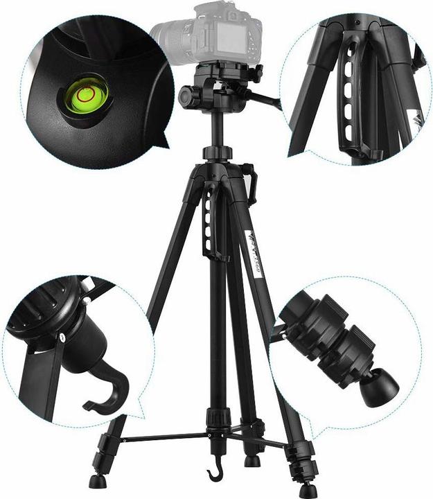 Produktbild Nest Stativ + Kopf WT-3560 H167 cm (Metall)