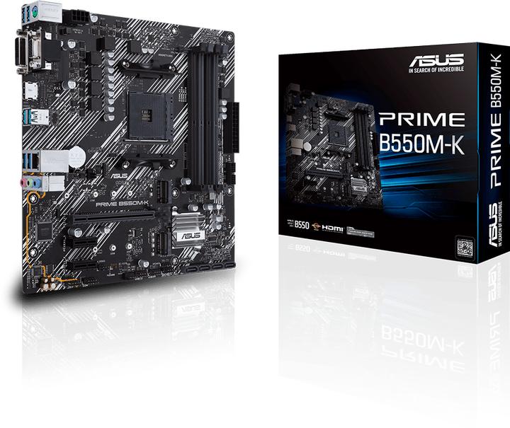 Produktbild ASUS PRIME B550M-K (AM4, AMD B550, mATX)